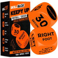 SKILL BLOX Keepy Up Training Dice – Football Gifts for Boys and Girls - KEEPY UP EDITION